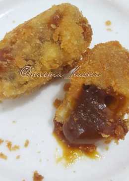 Dodol /kue keranjang goreng crispy