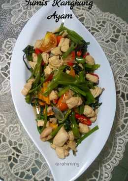 #20 Tumis Kangkung Ayam #SeninSemangat