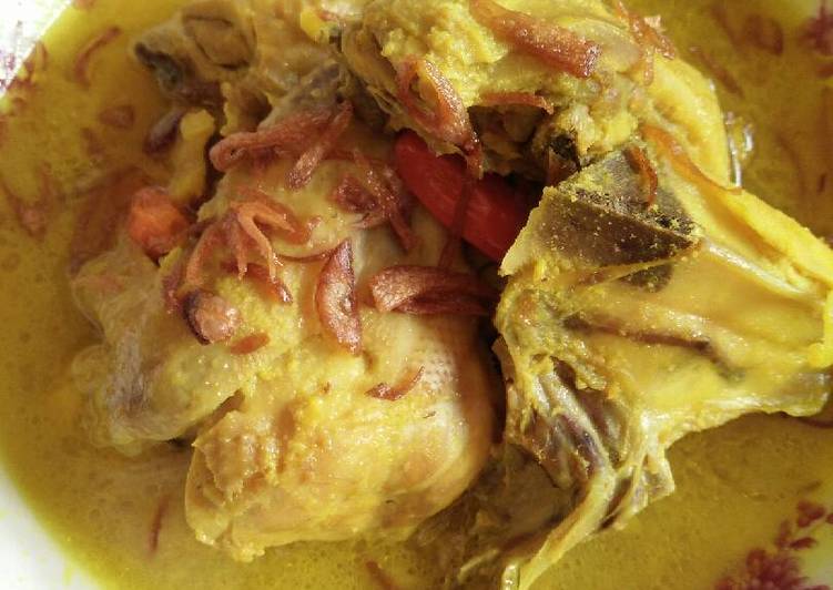  Resep Opor ayam tanpa santan  oleh nitenita Cookpad