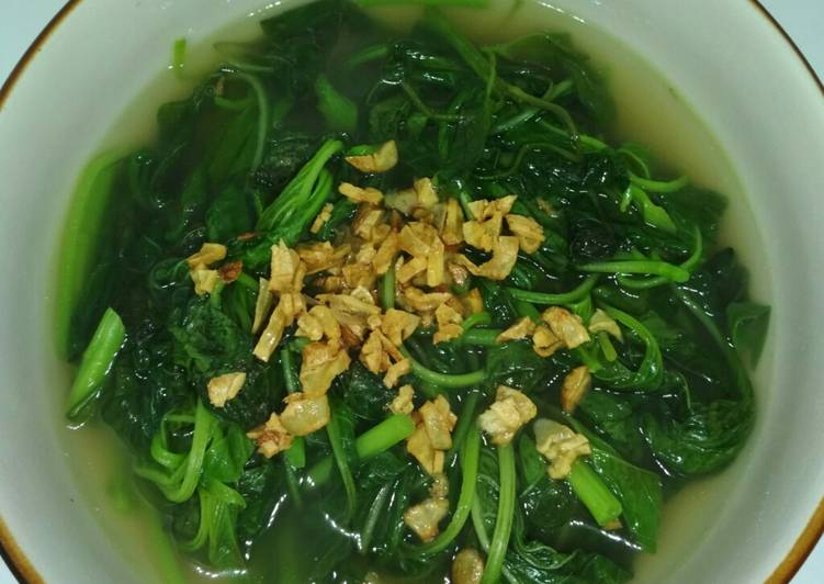 01.Tumis Bayam Bawang Putih #bikinramadanberkesan #menusahur