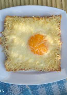 Roti tawar keju telur (#maree)