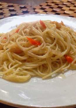 Shrimp aglio olio