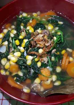 Sayur Bening (Bayam Jagung Manis)