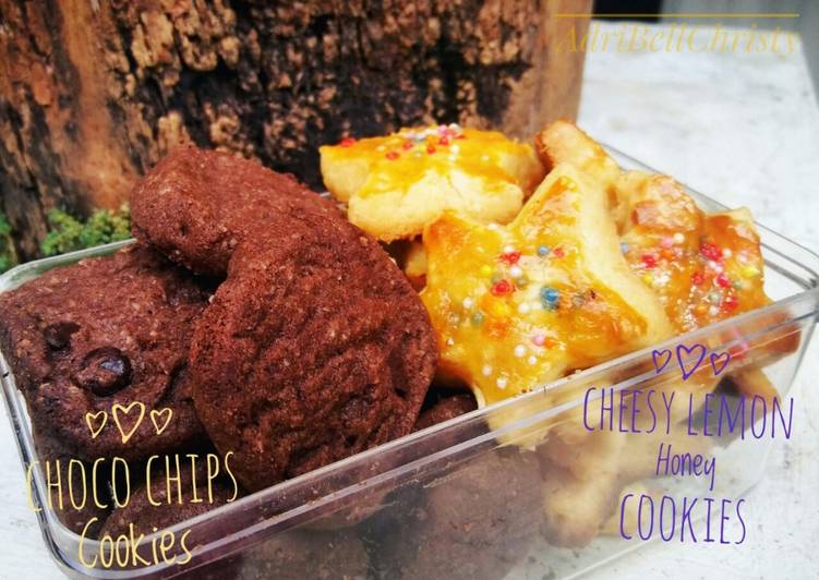 bahan dan cara membuat Choco Chips Cookies