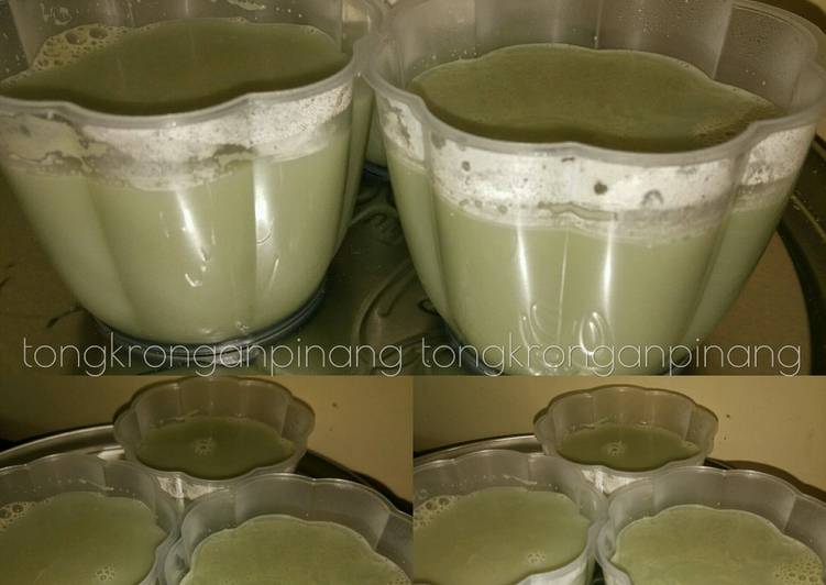 gambar untuk cara membuat Pudding Matcha Greentea