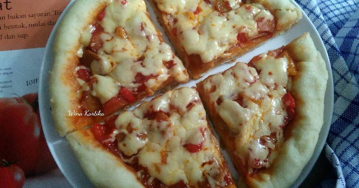  Resep  Pizza Teflon Tanpa  Telur  pr adakejunya oleh Wina 