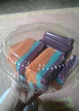 Rainbow cake super ekonomis