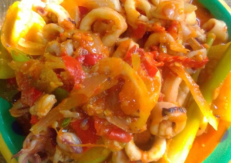 resep makanan Cumi asam manis