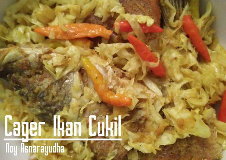 cara membuat Cager/Acar Ikan Cukil (Madura)