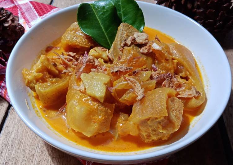 bahan dan cara membuat Gulai tunjang/kaki??