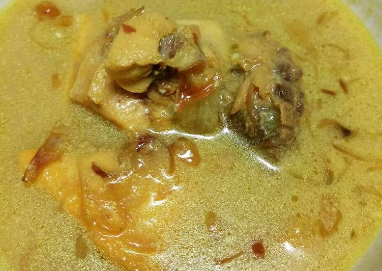 resep lengkap untuk Opor ayam