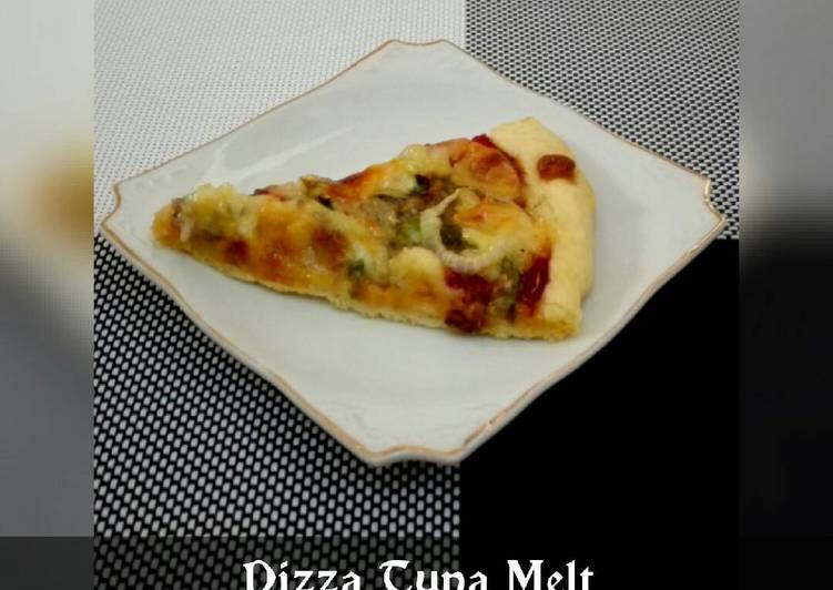 bahan dan cara membuat Pizza Tuna Melt