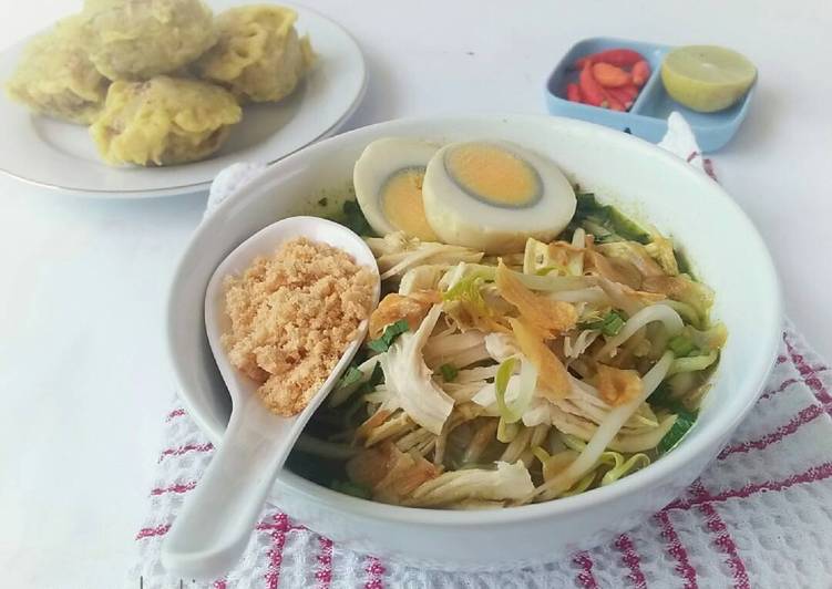 bahan dan cara membuat Soto Ambengan- Surabaya (bumbu koya)