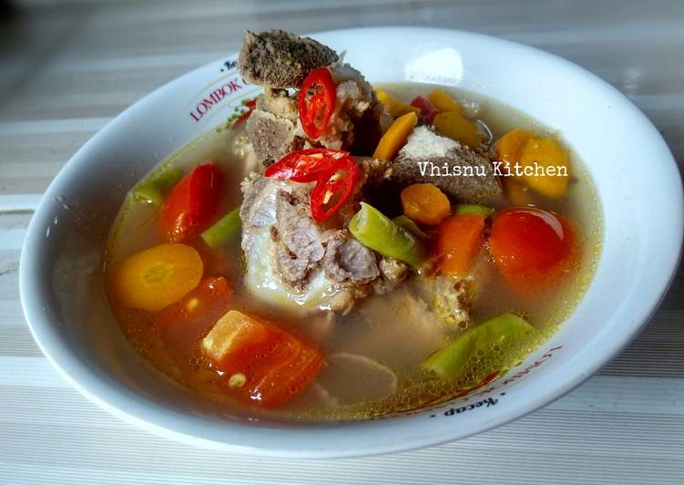 resep Asem Asem Balungan (Tulang Sapi) (#KitaBerbagi)