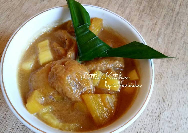 resep masakan Kolak pisang buah nangka