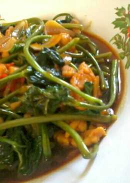 Tumis Kangkung Tempe Sederhana