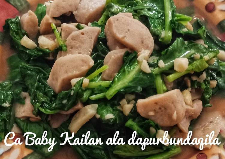 gambar untuk resep Ca Baby Kailan ala dapurbundaqila#masakanrumahsederhana