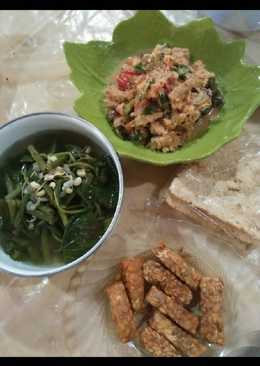 3.Sayur asem botok tempe pedas