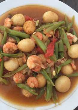 Tauco udang puyuh buncis