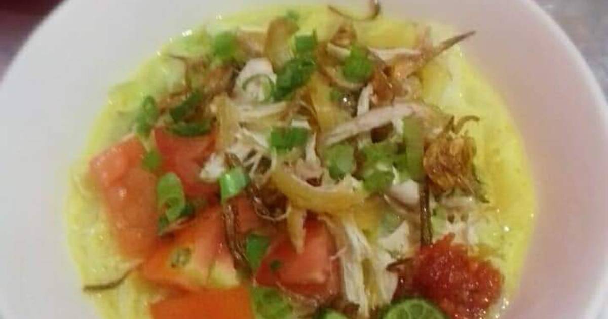 884 resep soto ayam kuah santan enak dan sederhana Cookpad