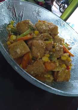 Tumis sayur orak arik saus tiram