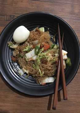 Bihun Shirataki Goreng { versi Diet Keto/ DEBM }
