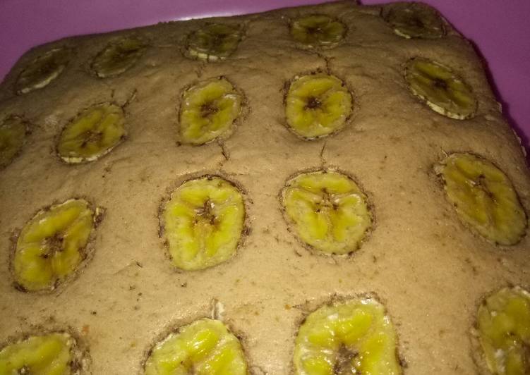 resep lengkap untuk Bolu pisang panggang