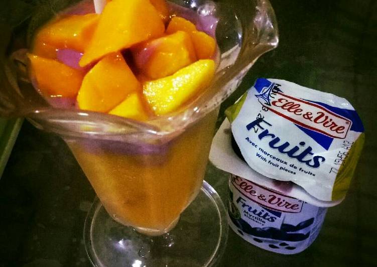 resep Mango Juice with Yoghurt