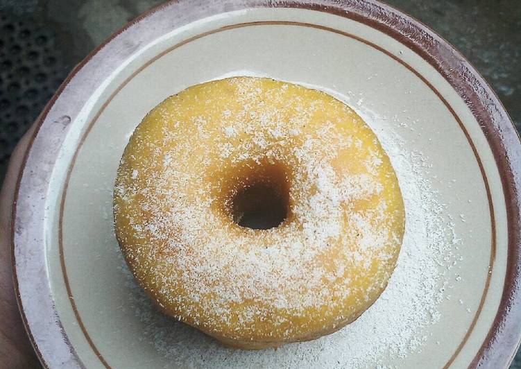 Resep Pumpkin Donut "Donat Labu Kuning" - Lya Yuslya