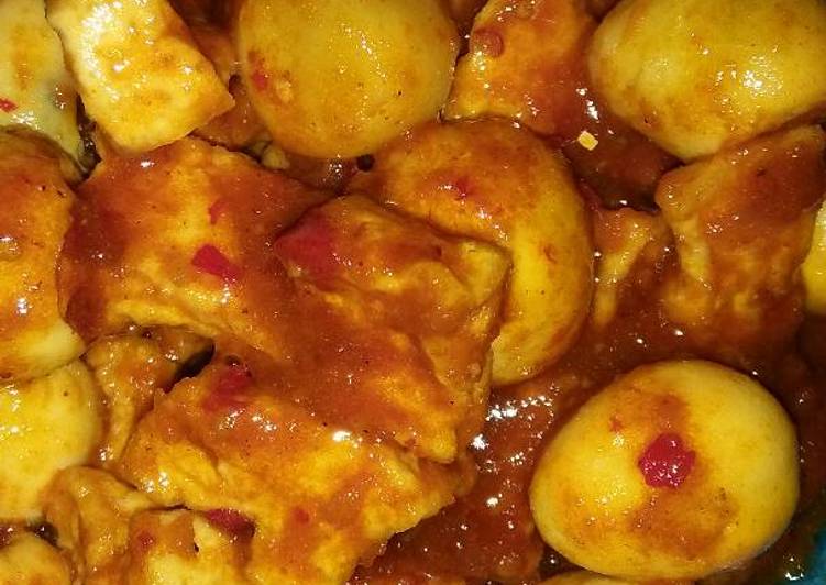 resep lengkap untuk Telor puyuh tahu kecap