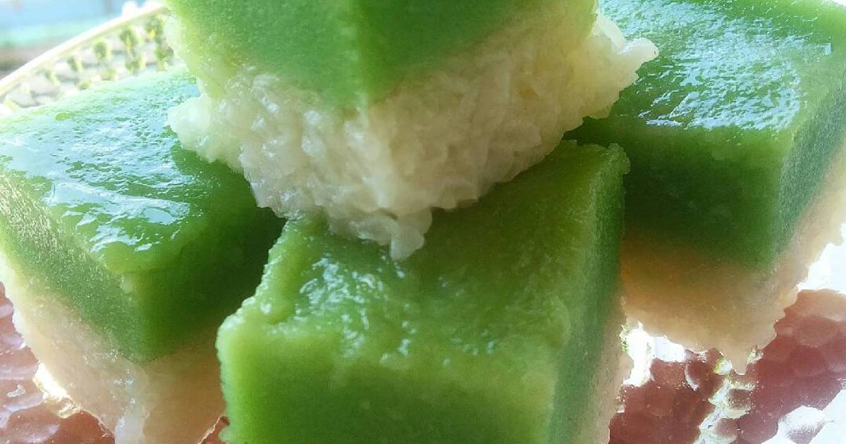 Resep Kue talam / serimuka pandan ketan Resep Kue talam / serimuka pandan ketan