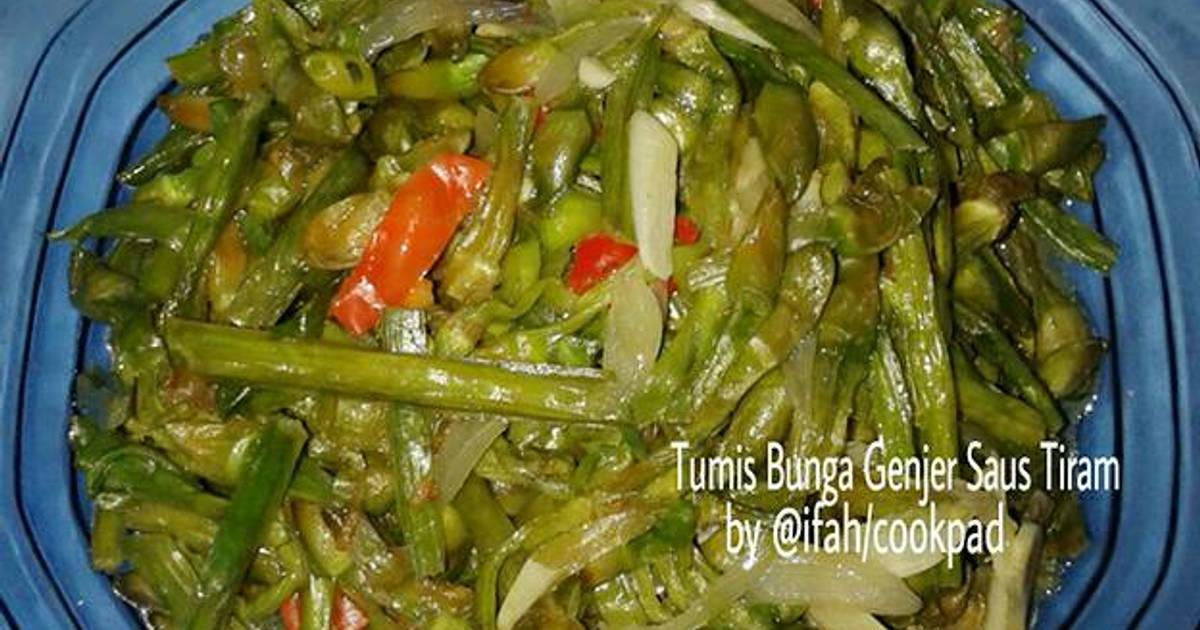 Resep Tumis Bunga Genjer Saus Tiram oleh Dish by Ifah 