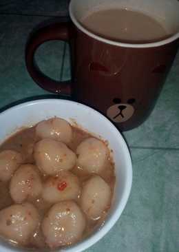 Cilok pedas bumbu kacang