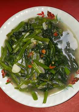 Tumis kangkung sederhana (non MSG)