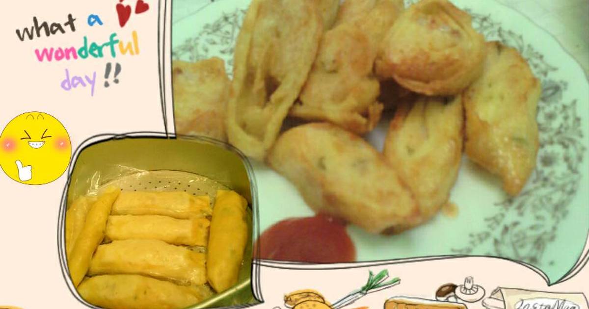 Resep Chicken chesse egg roll ala karunia b. retnani