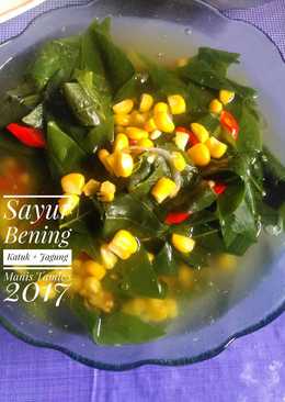 Sayur Bening Katuk + Jagung manis