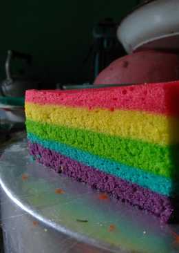 Rainbowcake, empuuuk n lembuuuuut banget