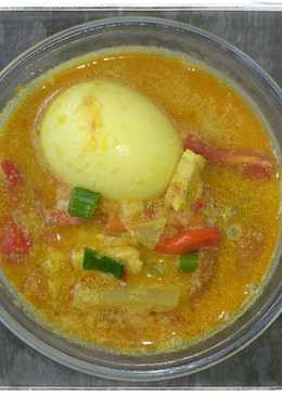 Sayur Labu Tempe bumbu Kuning
