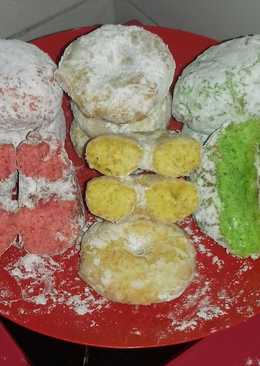 Donat oatmeal warna-warni
