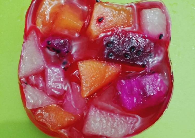 Resep Agar-agar Buah Kiriman dari Agnes Nov