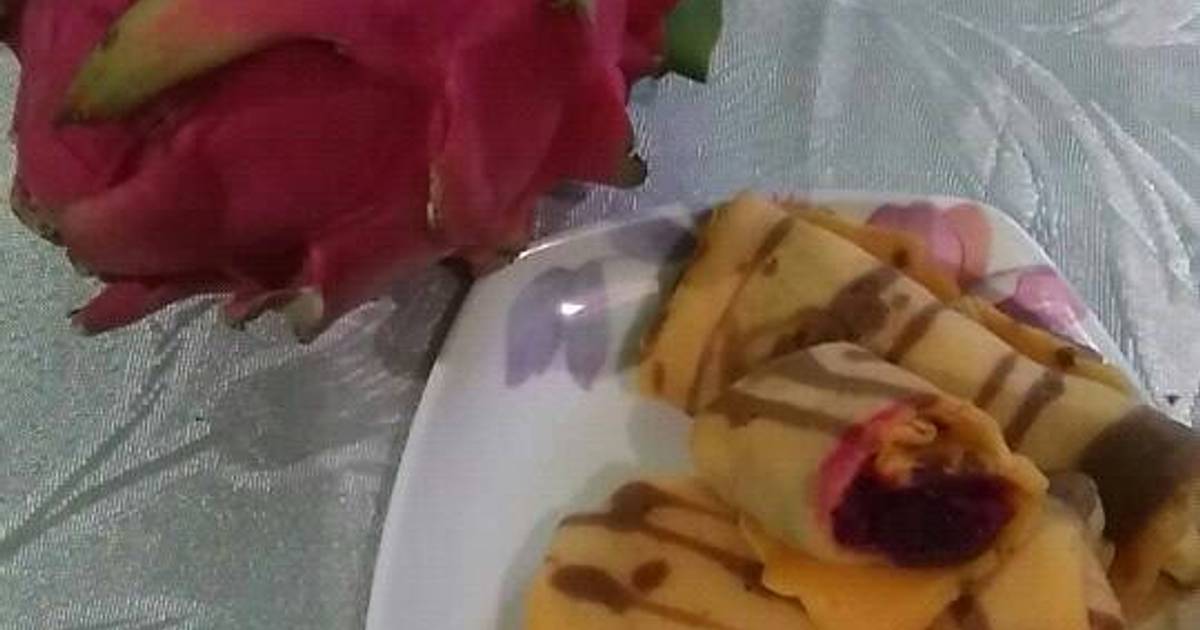 Resep dadar gulung vla naga