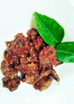 Balado daging mudah dan cepat