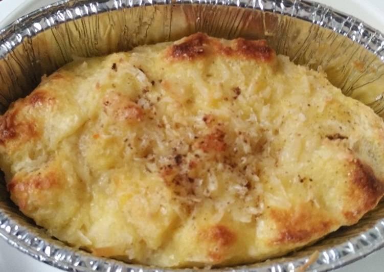 resep Baked cinamon breadpudding (mpasi 1y+)