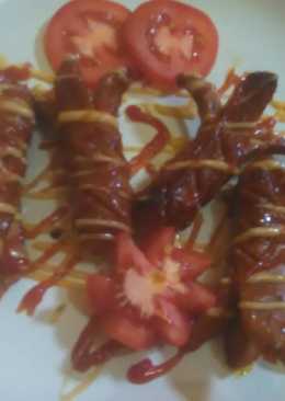 Sosis bakar pedes manis