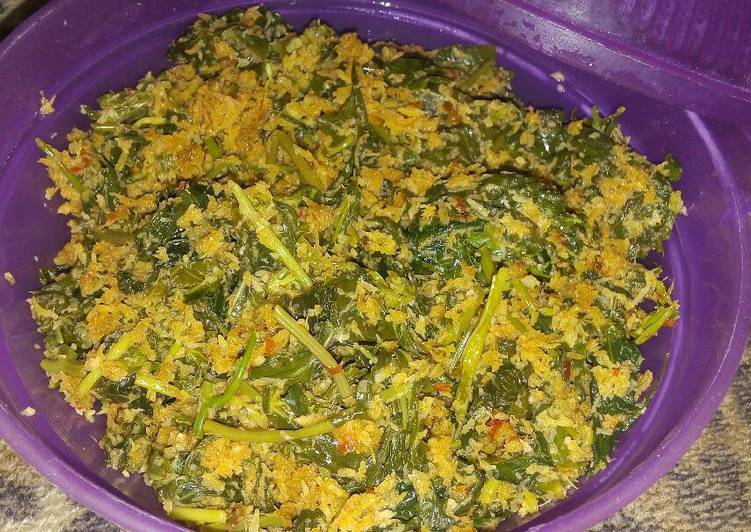 resep Urab daun singkong khas bandung