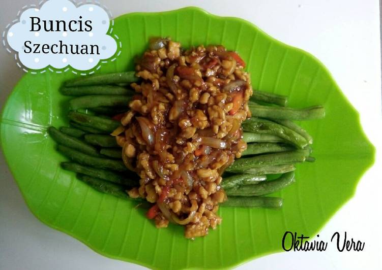 resep masakan Buncis Szechuan