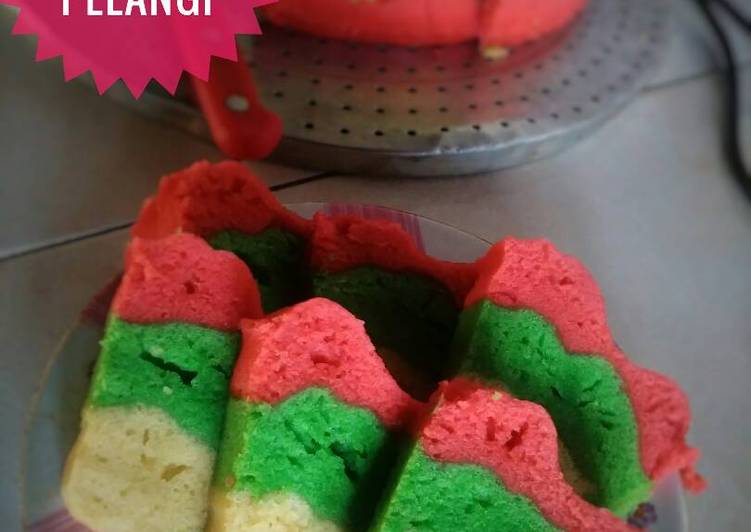 resep masakan Bolu kukus pelangi??