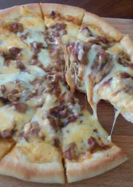 Pizza ayam teriyaki