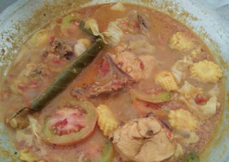 resep Tongseng gule ayam sayuran