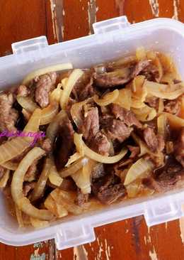 Beef yakiniku 3 bahan [ balita suka ]